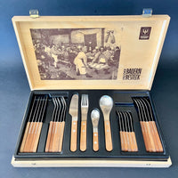 Dreizack Wüsthof Bauernbesteck Beech 24 Piece Set