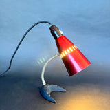Red Student Lamp