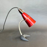 Red Student Lamp