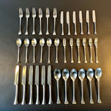 Dansk "Thistle" 38" Piece Cutlery Set