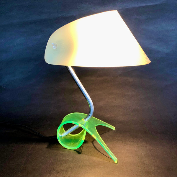 Fluorescent Perspex East German Lamp